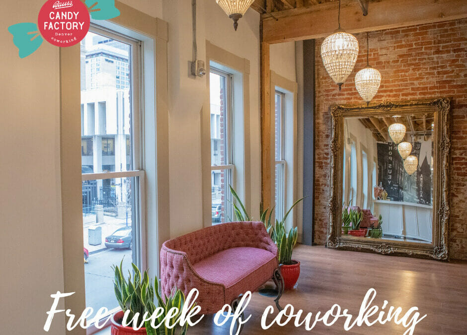 Free week of Coworking at Candy Factory Coworking on July 26-30!